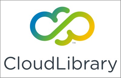 CloudLibrary logo with a colorful cloud-shaped infinity symbol above the words “CloudLibrary” on a black background.